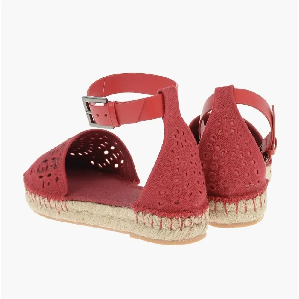 Valentino Ankle Strap Sangallo Espadrilles Shoes Sandals size 40 9 New